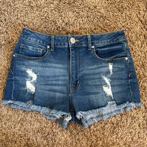 Forever 21 Denim Distressed Women Shorts